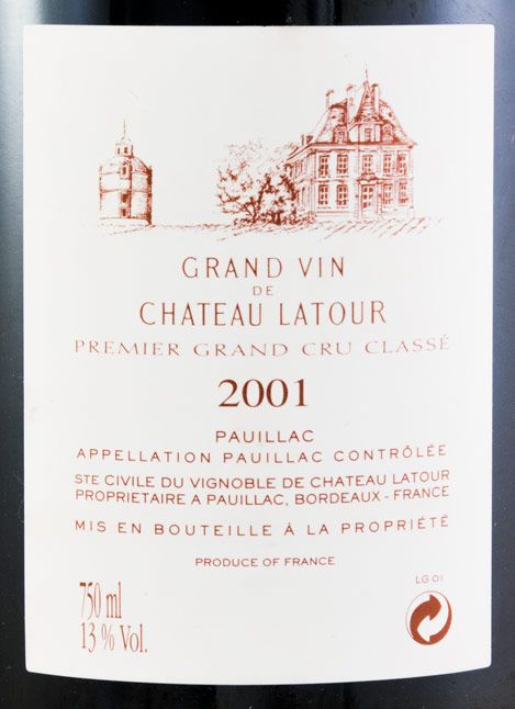 2001 Château Latour Les Forts de Latour Pauillac tinto