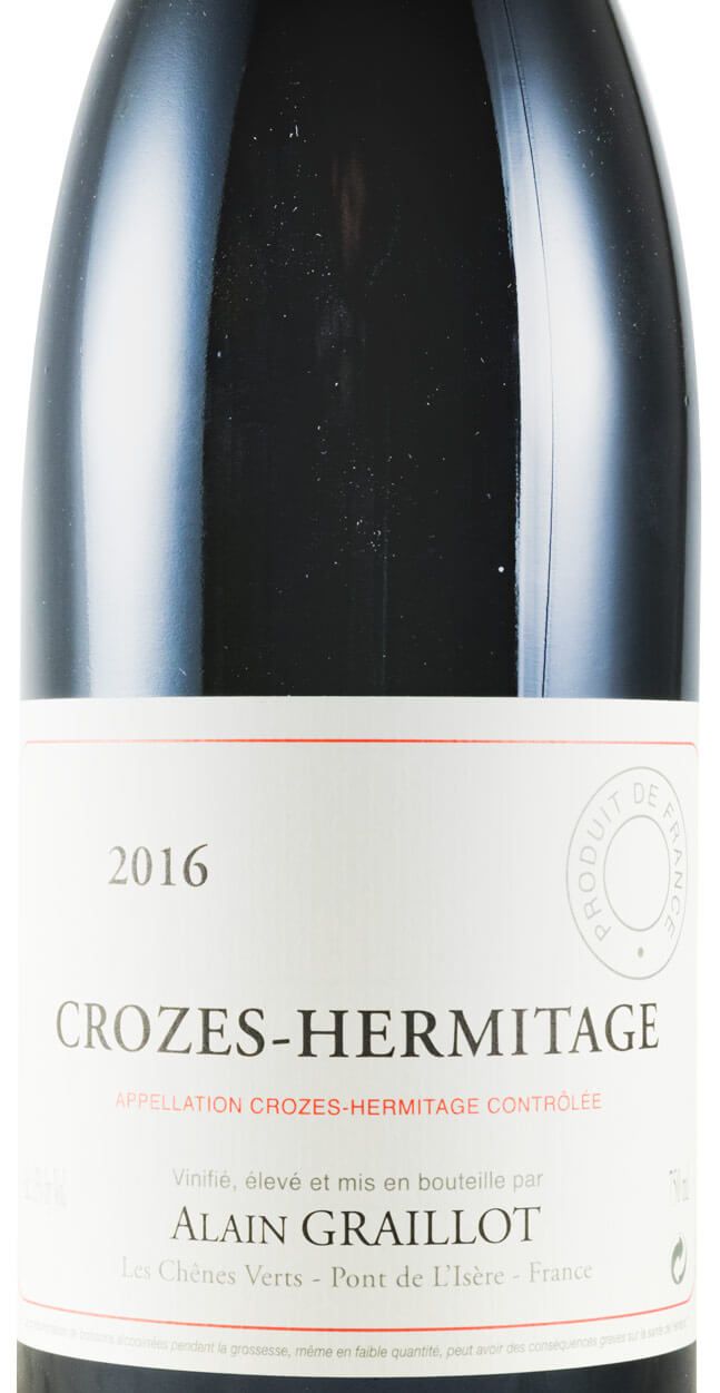 2016 Domaine Alain Graillot Crozes-Hermitage tinto