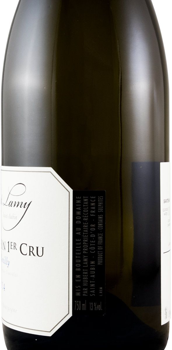 2014 Domaine Hubert Lamy En Remilly Premier Cru Saint-Aubin branco
