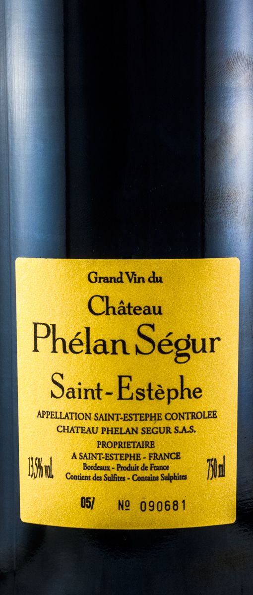 2005 Château Phélan Ségur Saint-Estèphe tinto
