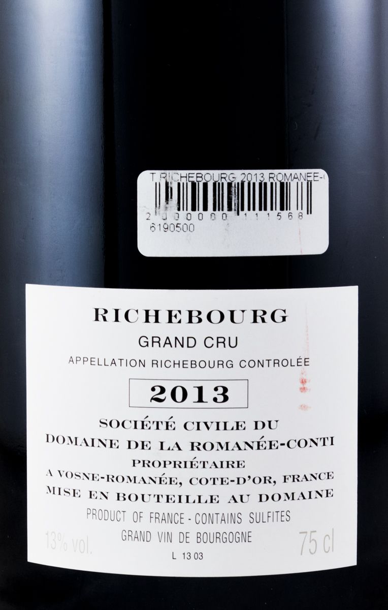 2013 Domaine de la Romanée-Conti Richebourg tinto