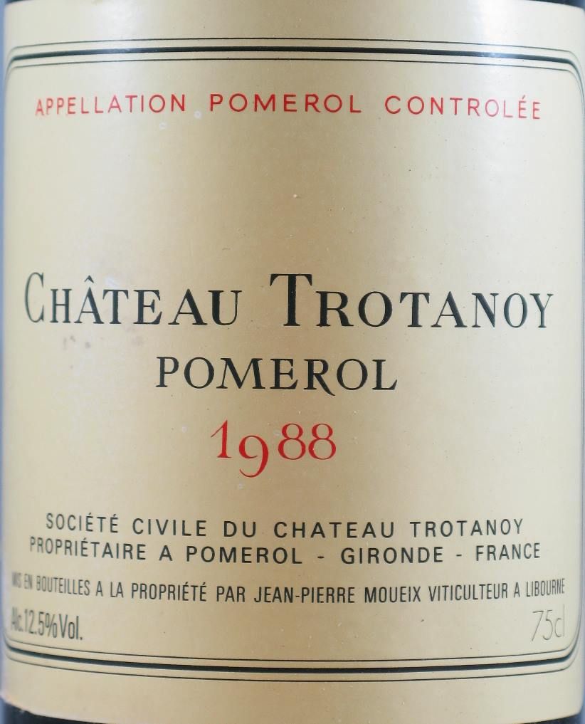 1988 Château Trotanoy Pomerol tinto