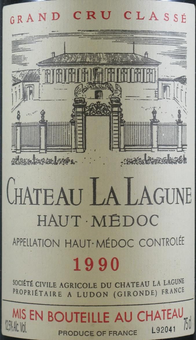 1990 Château La Lagune Haut-Medoc tinto