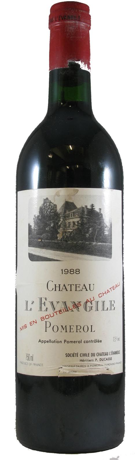 1988 Château L'Evangile Pomerol red