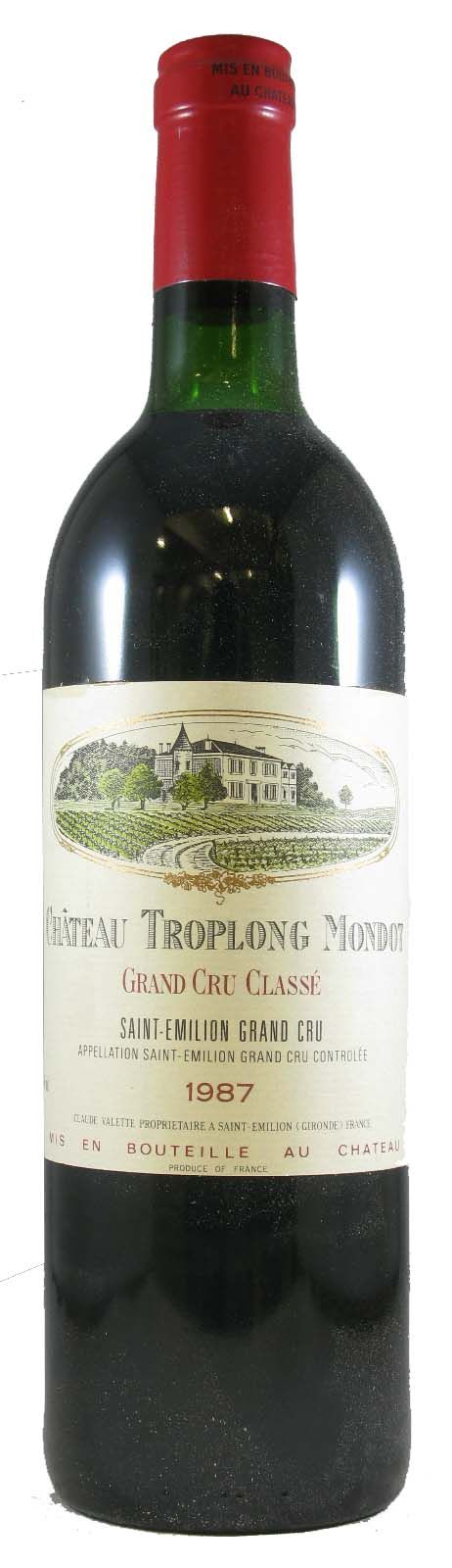 1987 Château Troplong Mondot Saint-Émilion red