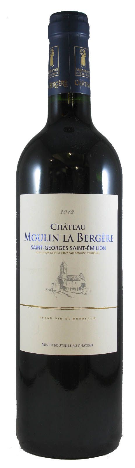 2012 Château Moulin La Bergere Saint-Georges-Saint-Emillion tinto