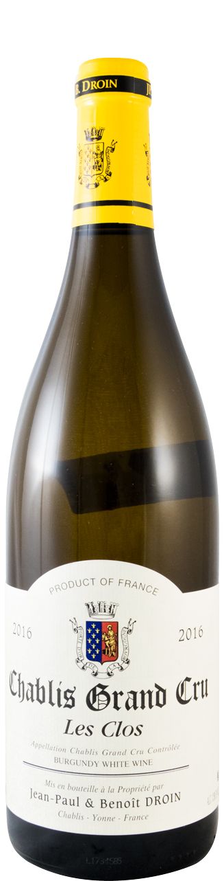 2016 Jean-Paul & Benoît Droin Les Clos Grand Cru Chablis white