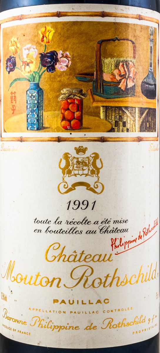 1991 Château Mouton Rothschild Pauillac tinto