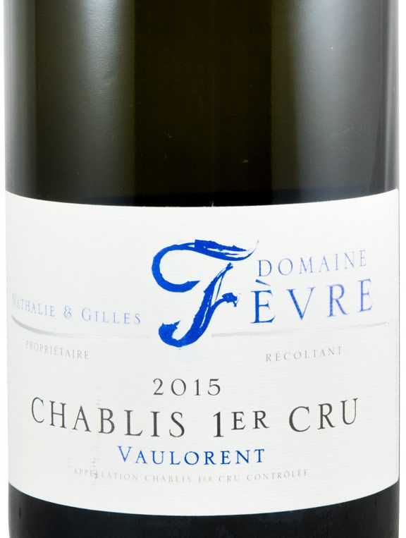 2015 Domaine Nathalie & Gilles Fèvre Vaulorent Chablis branco