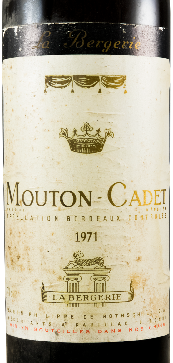 1971 Mouton Cadet La Bergerie Baron Philippe de Rothschild Pauillac tinto