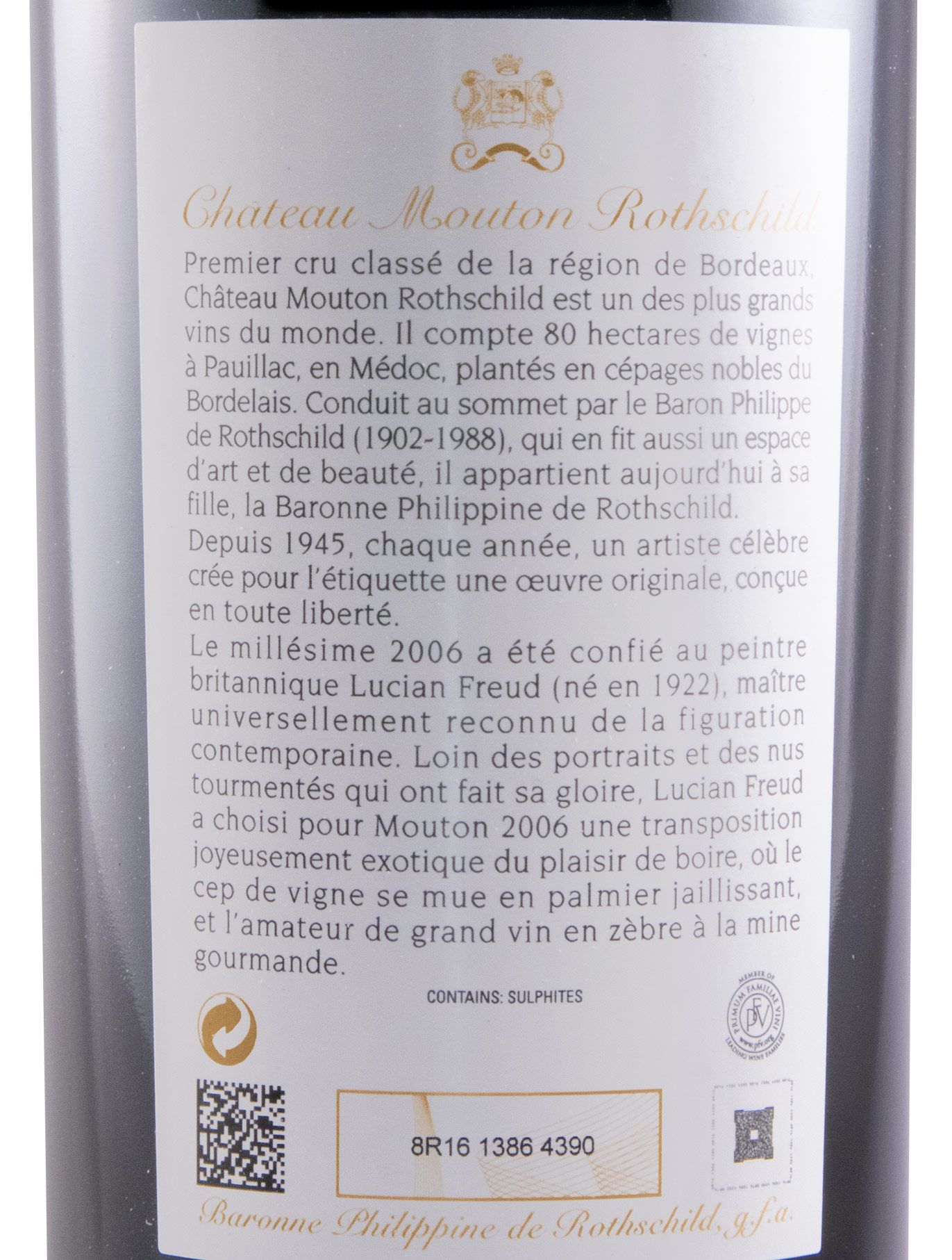 2006 Château Mouton Rothschild Pauillac red