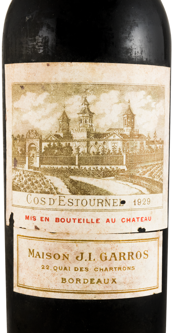 1929 Château Cos D'Estournel Saint-Estèphe tinto