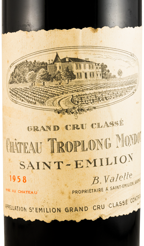 1958 Château Troplong Mondot Saint-Émilion red