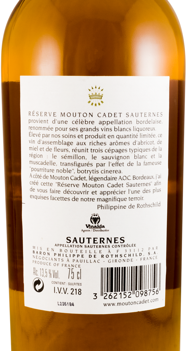 2010 Mouton Cadet Reserve Sauternes white