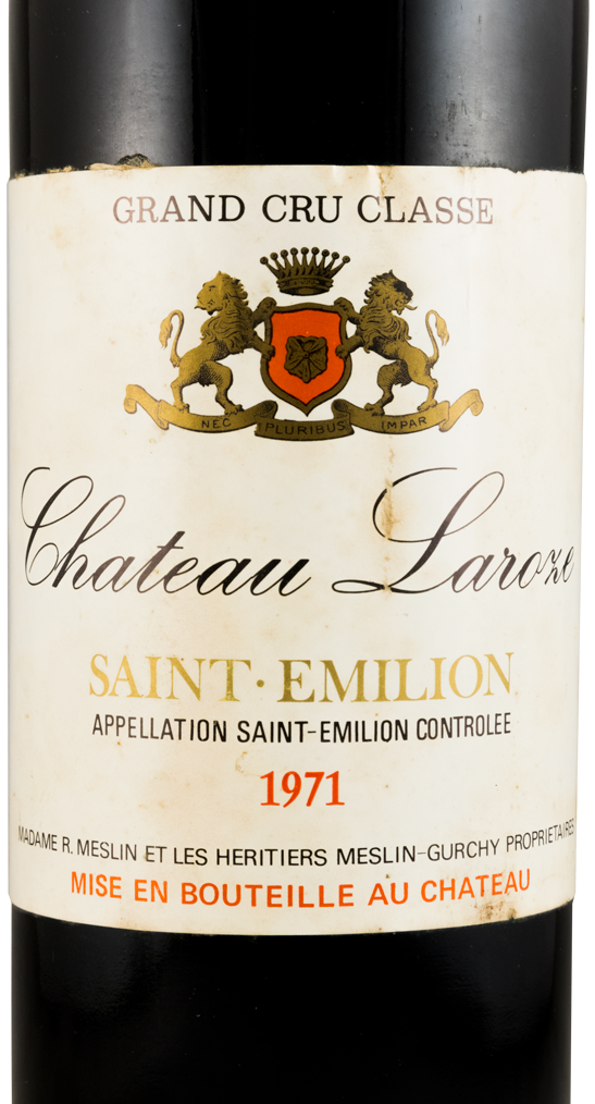 1971 Château Laroze Saint-Émilion red