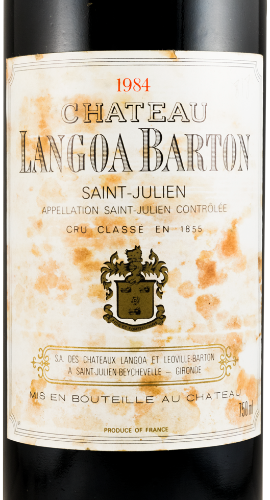 1984 Château Langoa Barton Saint-Julien red