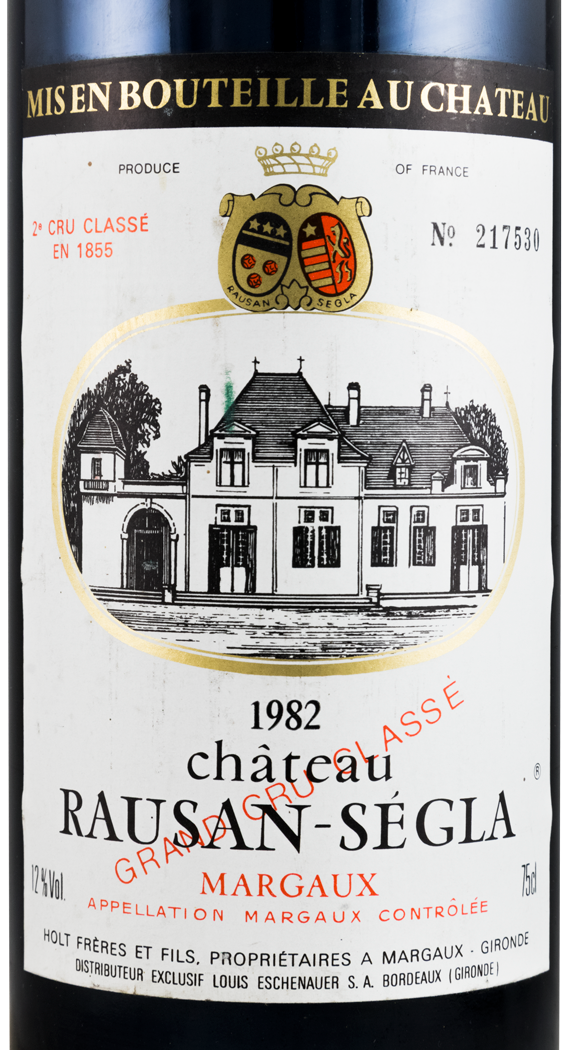 1982 Château Rauzan-Ségla Margaux red