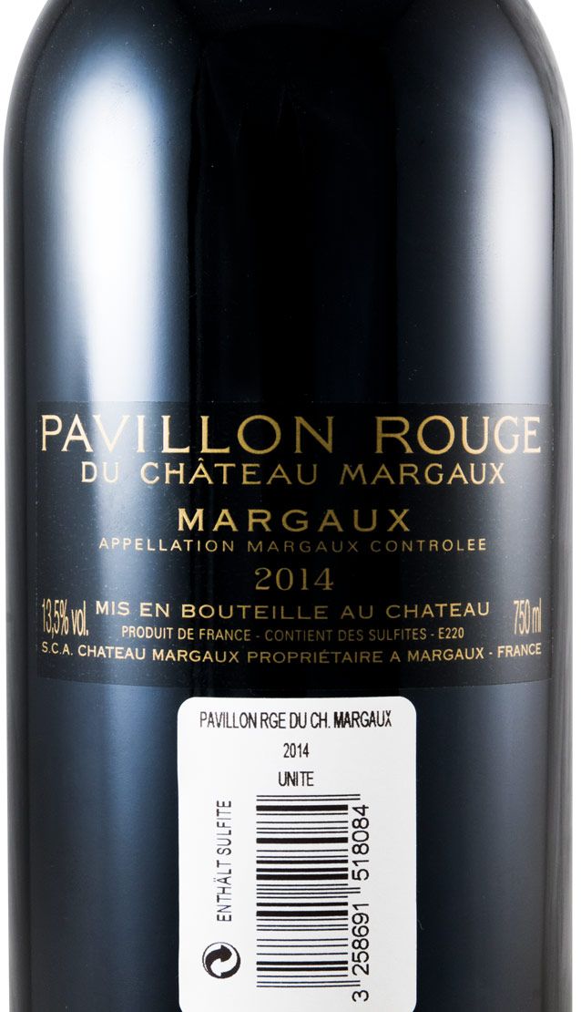 2014 Château Margaux Pavillon Rouge red