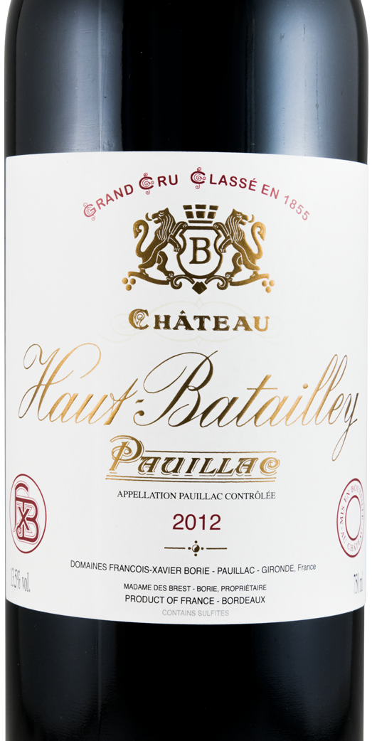 2012 Château Haut-Batailley tinto