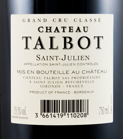 2010 Château Talbot Saint Julien tinto