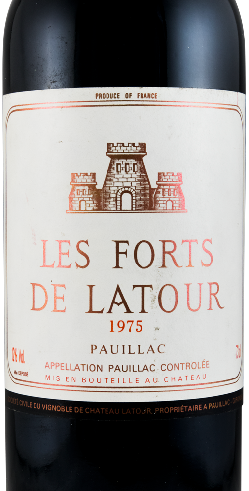 1975 Château Latour Les Forts de Latour Pauillac red