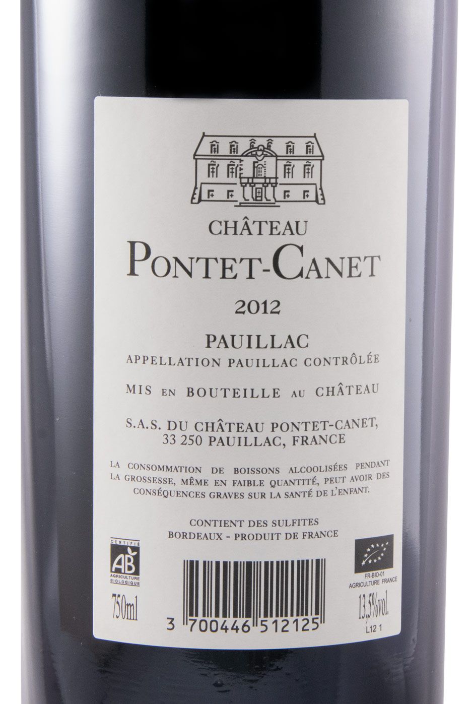 2012 Château Pontet-Canet Pauillac tinto