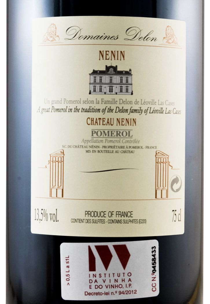 2007 Château Nenin Pomerol tinto