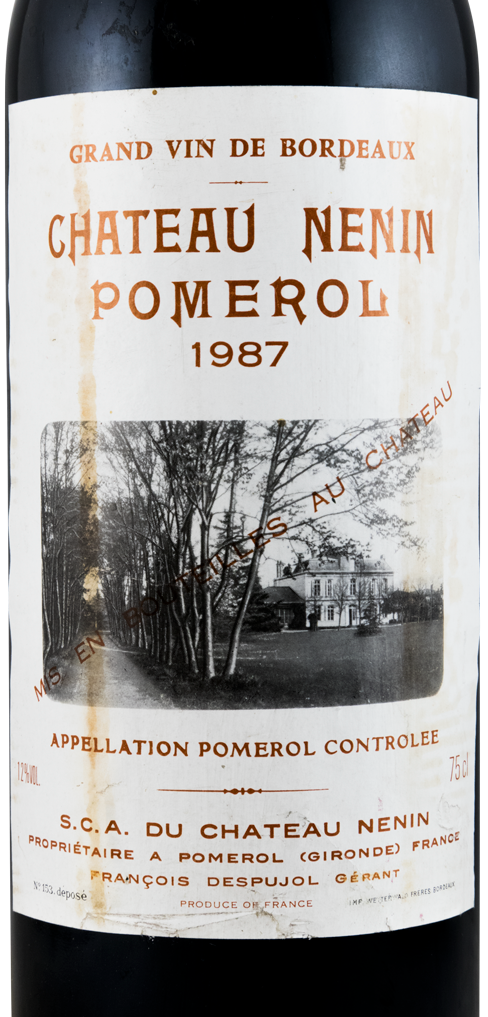 1987 Château Nenin Pomerol tinto