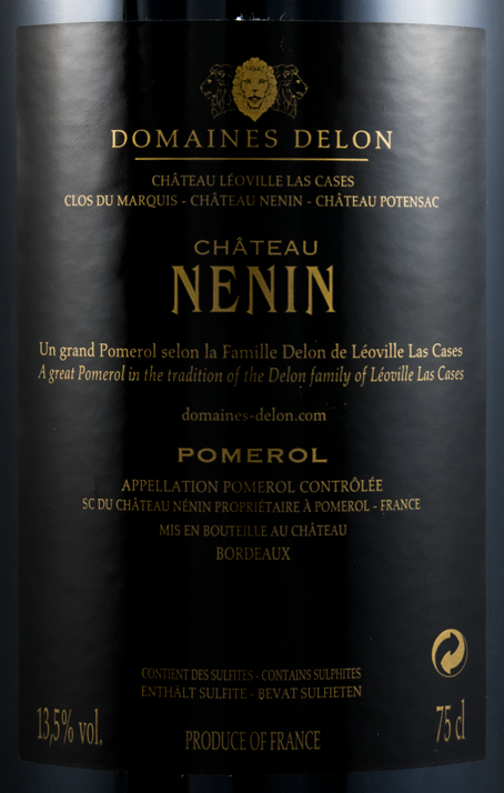 2014 Château Nenin Pomerol red