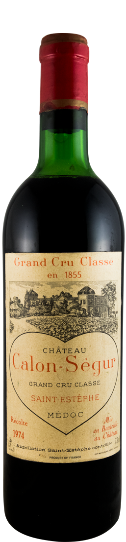1974 Château Calon-Ségur Saint-Estèphe tinto