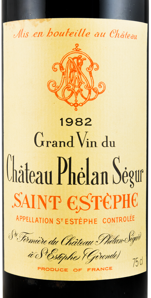 1982 Château Phélan Ségur Saint-Estèphe tinto