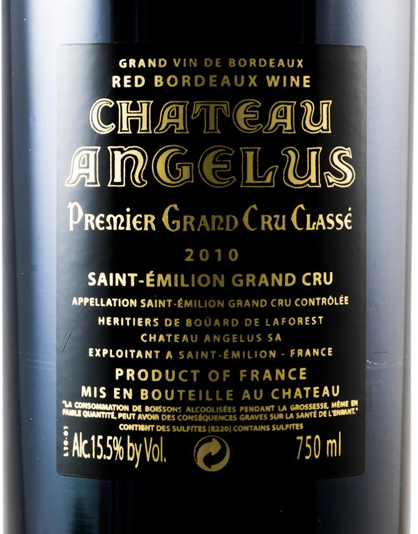 2010 Château Angelus Saint-Émilion red