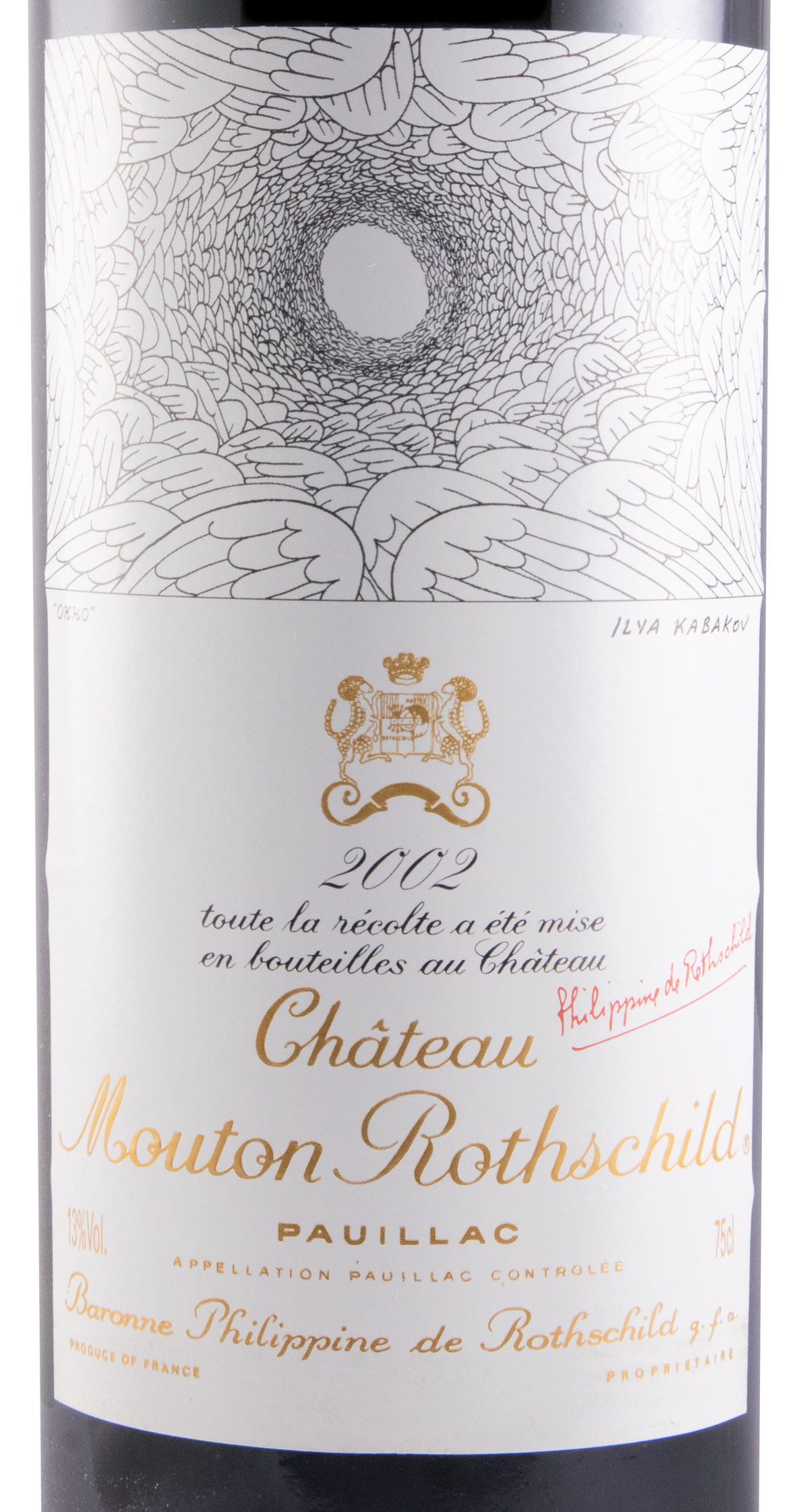 2002 Château Mouton Rothschild Pauillac tinto