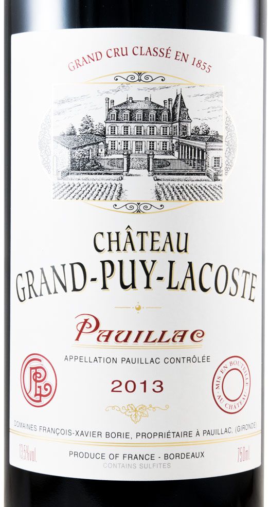 2013 Château Grand-Puy-Lacoste Pauillac tinto