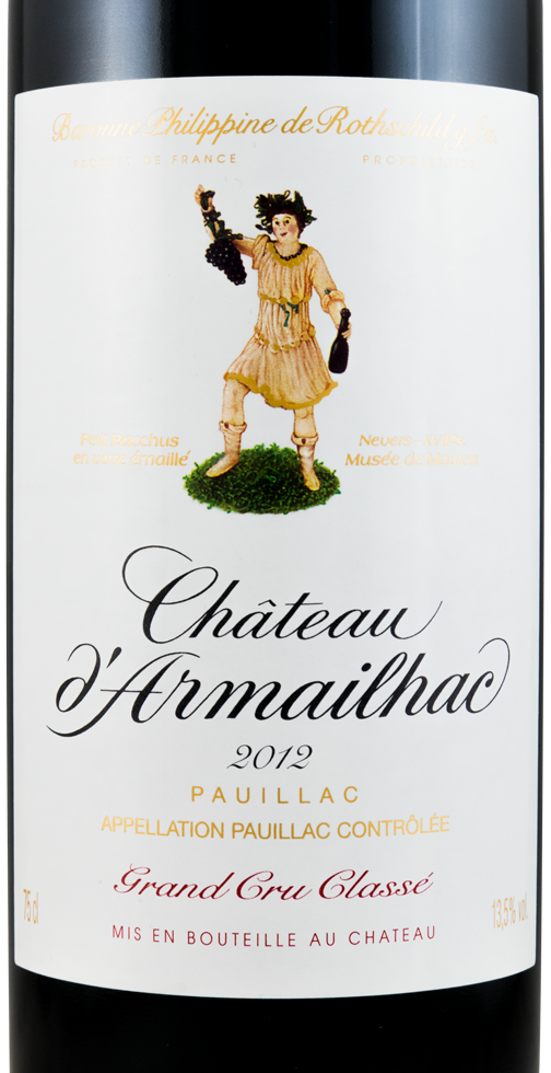 2012 Château d'Armailhac Baron Philippe de Rothschild Pauillac red
