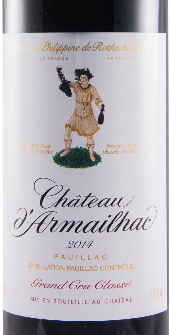 2014 Château d'Armailhac Baron Philippe de Rothschild Pauillac tinto