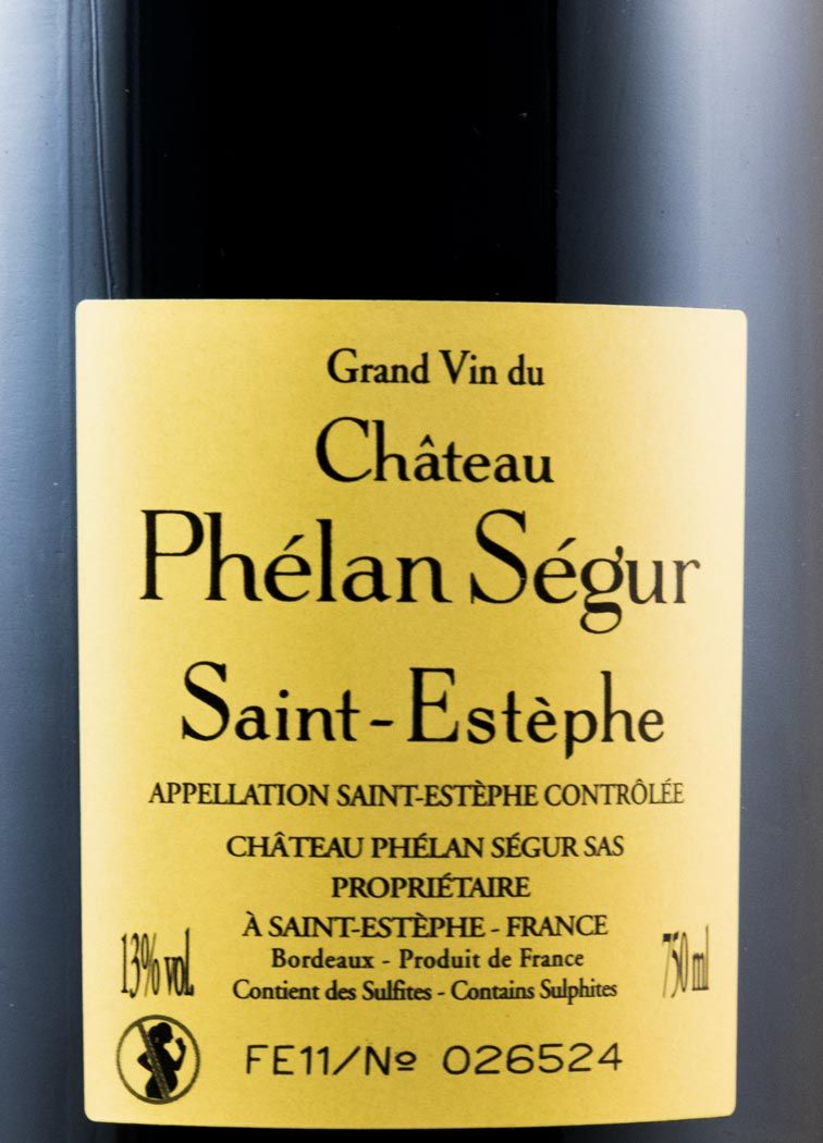 2011 Château Phélan Ségur Saint-Estèphe tinto