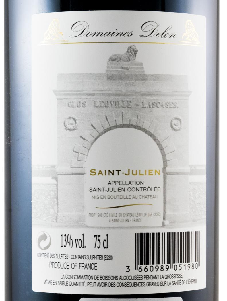 2005 Château Leoville Marquis de Las Cases Saint-Julien tinto