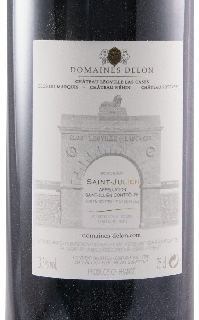 2014 Château Leoville Marquis de Las Cases Saint-Julien tinto