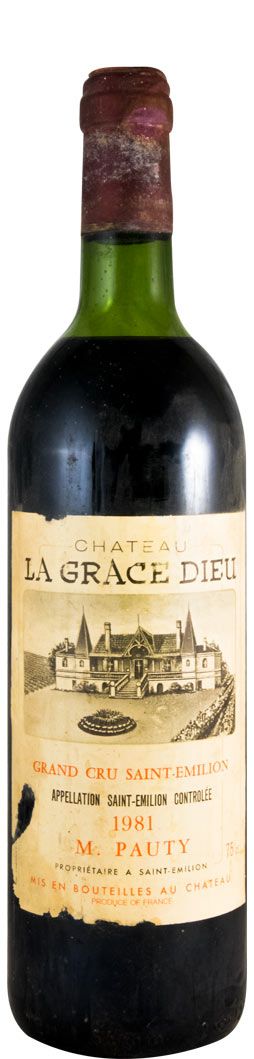 1981 Château La Grace Dieu Saint-Emillion tinto