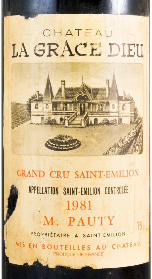1981 Château La Grace Dieu Saint-Emillion tinto