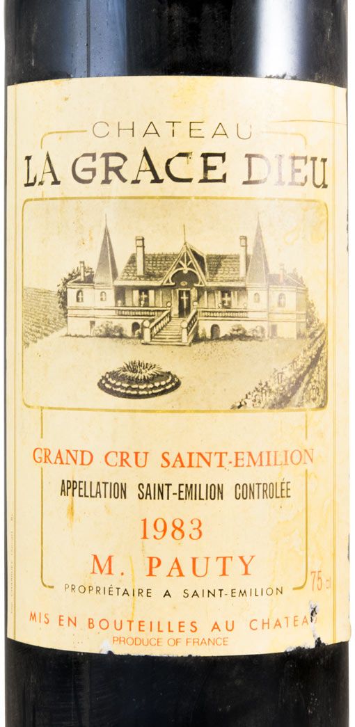 1983 Château La Grace Dieu Saint-Emillion tinto