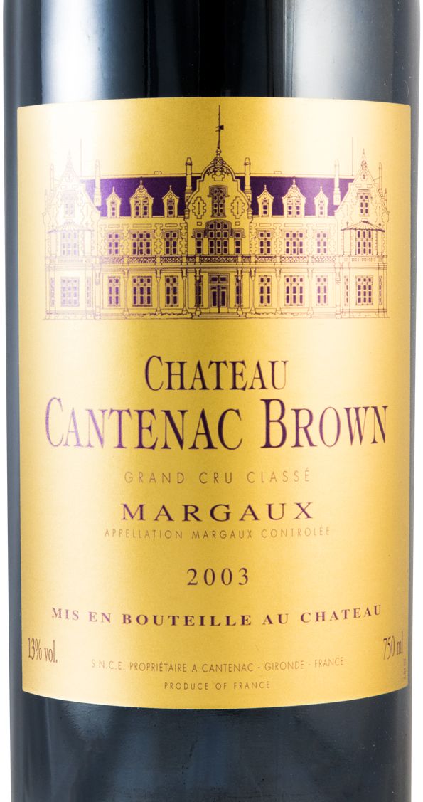 2003 Château Cantenac Brown Margaux tinto