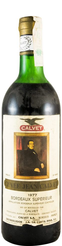 1977 Jean Calvet Cuvée Bordeaux Superieur tinto