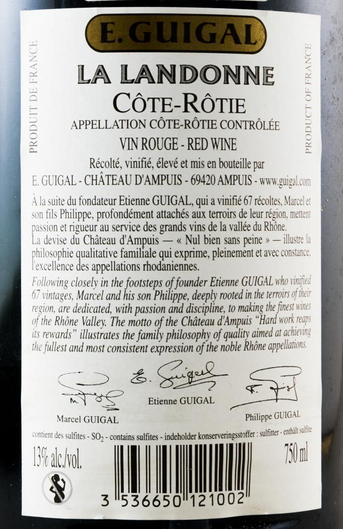 2004 E. Guigal La Landonne Côte-Rôtie tinto