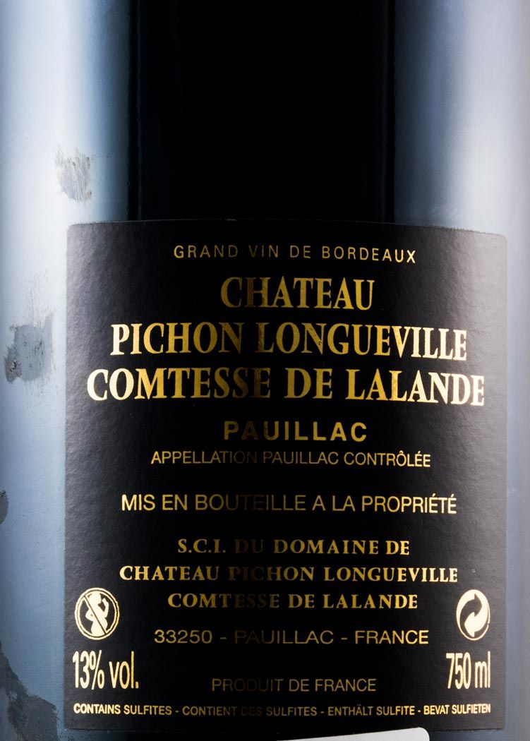 2012 Château Pichon Longueville Comtesse de Lalande Pauillac red