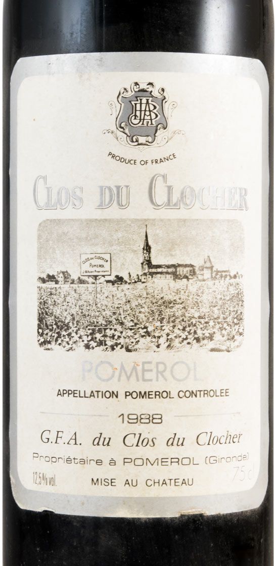 1988 Clos du Clocher Pomerol tinto