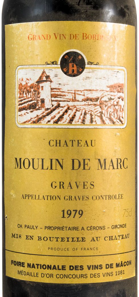 1979 Château Moulin de Marc Graves tinto