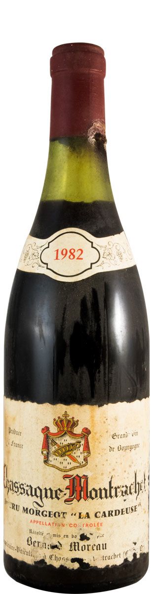1982 Bernard Moreau Morgeot La Cardeuse Chassagne-Montrachet tinto