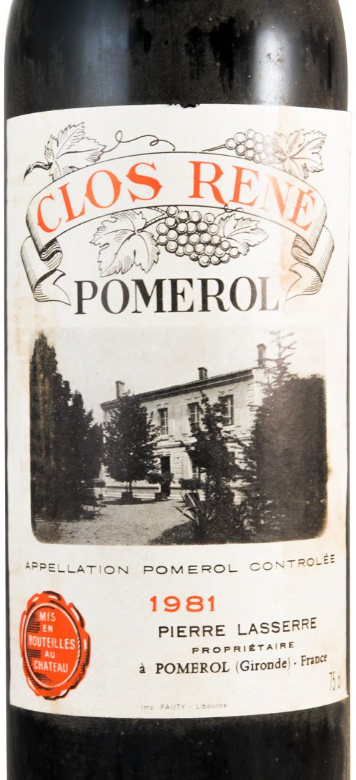 1981 Clos René Pomerol red